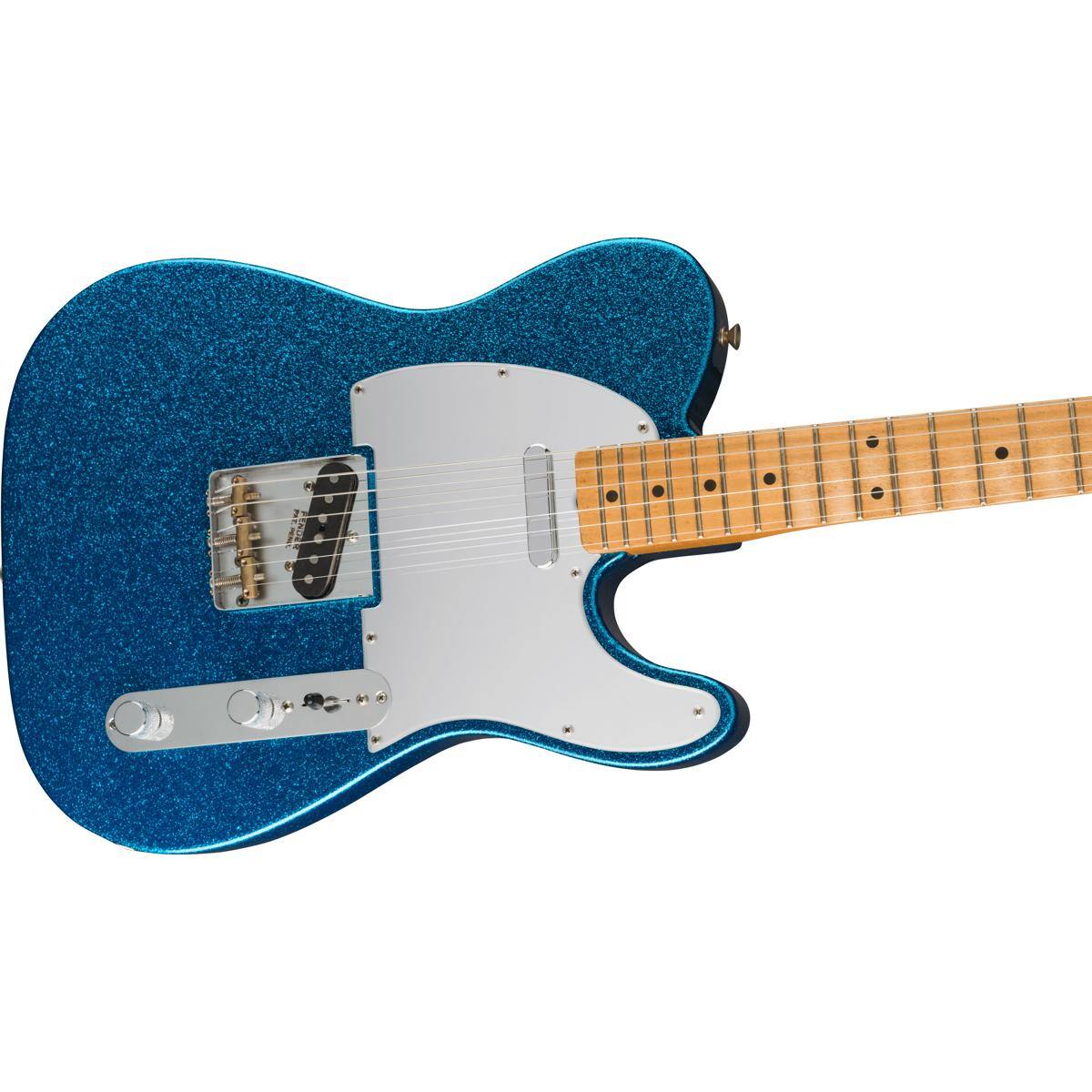 Alt View 3. Fender - Fender Artist Series J Mascis Telecaster Electric Guitar, Bottle Rocket Blue Flake.