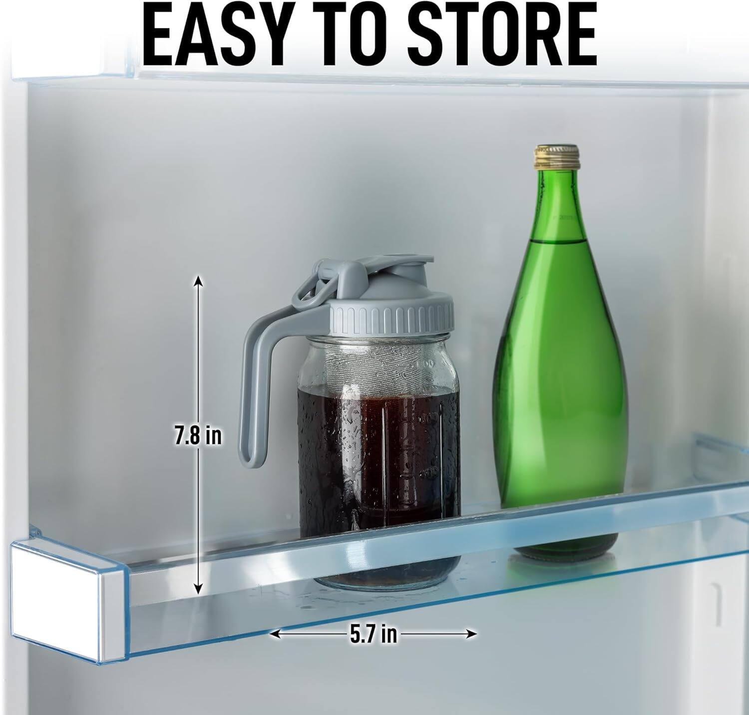 EASY TO STORE

7.8 in

5.7 in