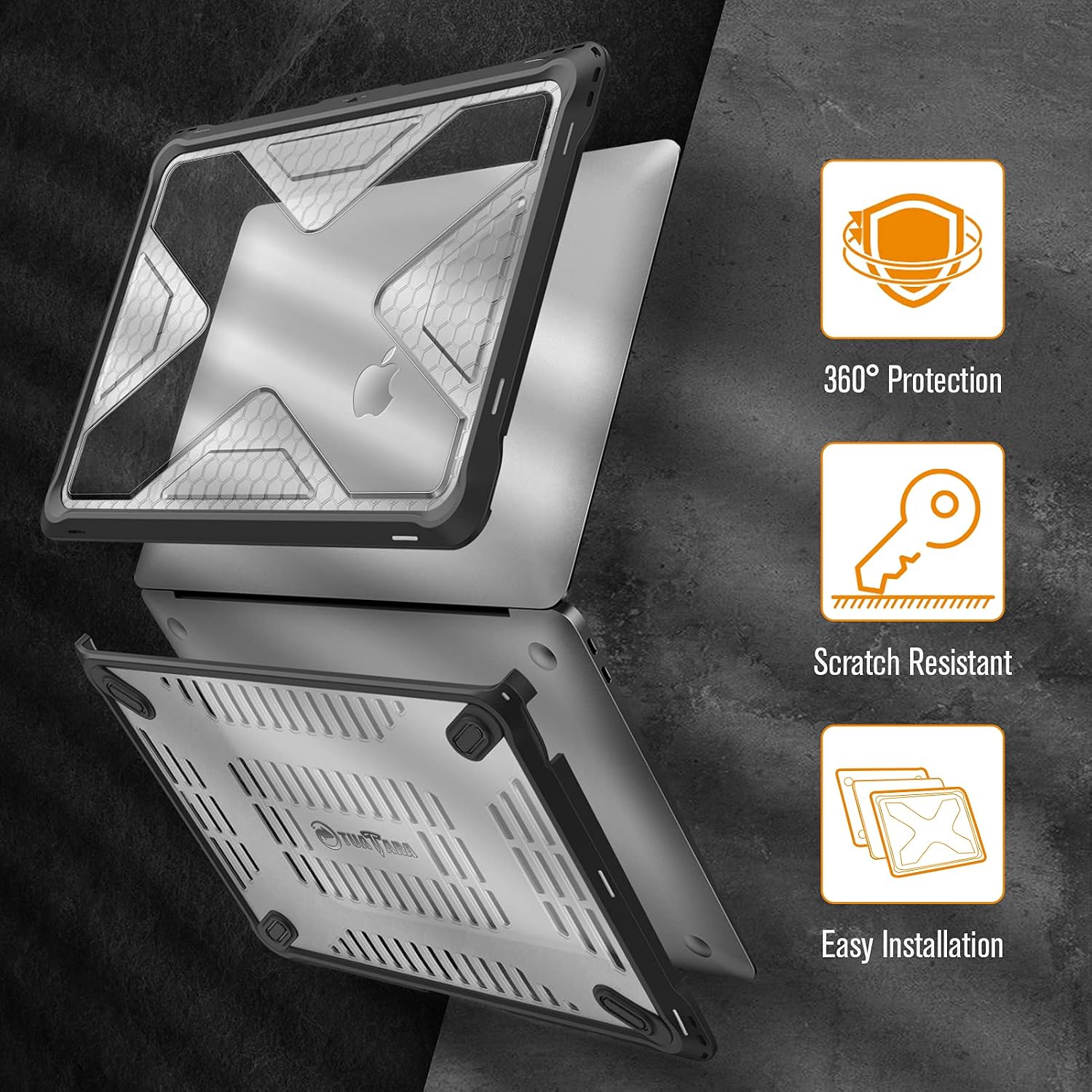 360° Protection  
Scratch Resistant  
Easy Installation