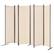 Alt View 5. VEVOR - Room Divider, 6 Panel Room Divider, Folding Privacy Screen and Portable Partition Divider for Room Separation - Beige.