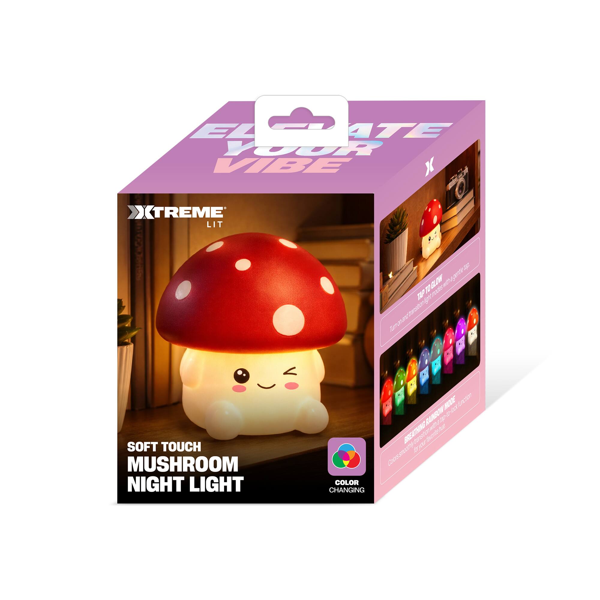 SL 2 BATE YOUR VIBE K XTREME LIT 2 de w T0 T p 17 aaetn n lma SOFT TOUCH MUSHROOM NIGHT LIGHT COLOR CHANGING MAY L X Y RANBOR U oEr BRGATHING ton r DetAr DT