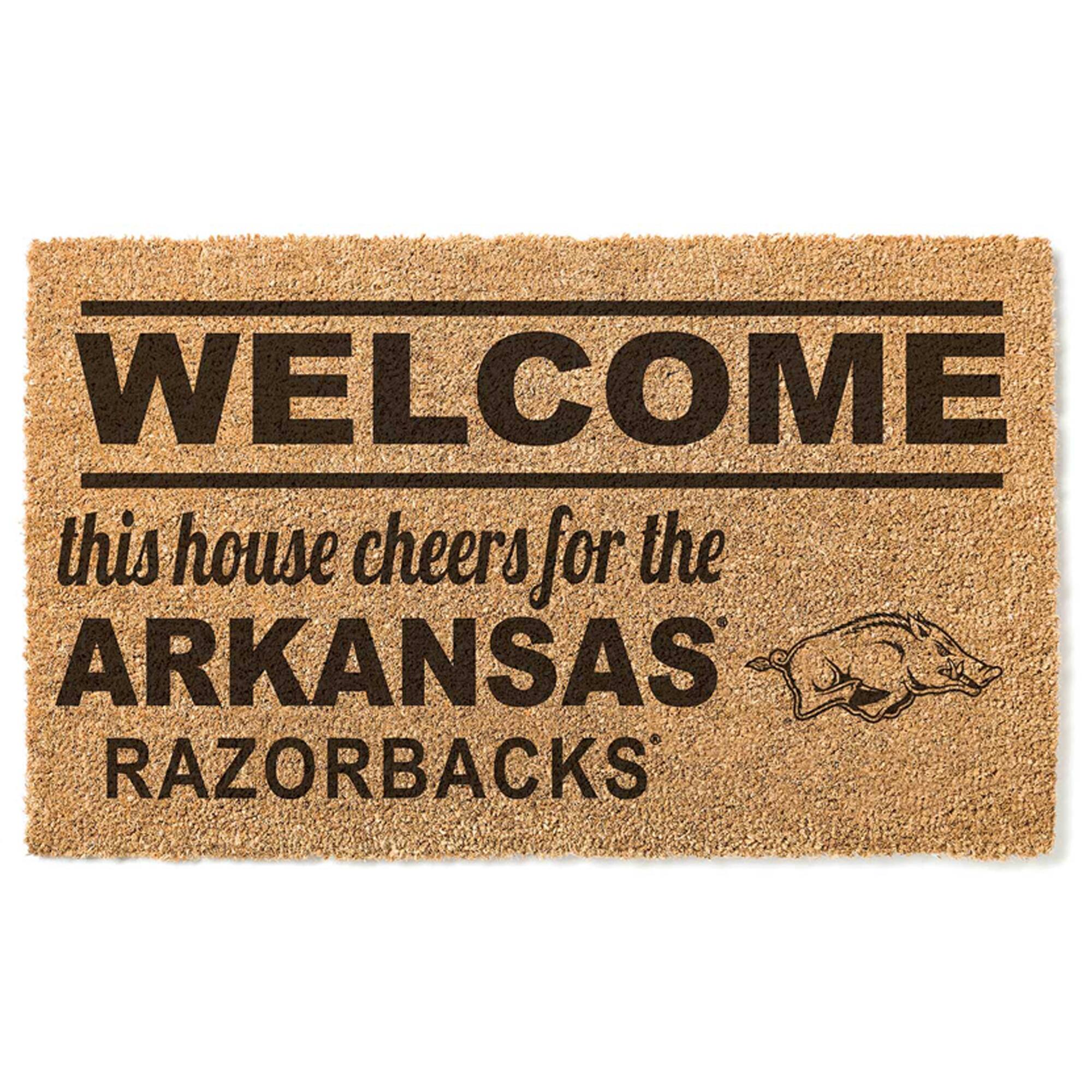 Arkansas Razorbacks 18" x 30" Welcome Doormat