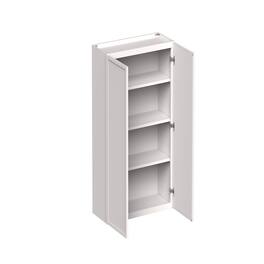 Boyel Living - 30-in W x 42-in H x 12-in D Slim Shaker RTA Kitchen Wall Cabinet with Soft-Close - Snow White
