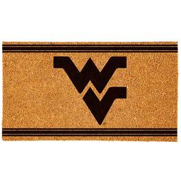 Evergreen Enterprises - West Virginia Mountaineers 16" x 28" Logo Turf Mat - Multicolor