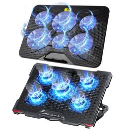 HongFei - S035 Laptop Cooler and 003 Laptop Cooling Pad Set - Blue