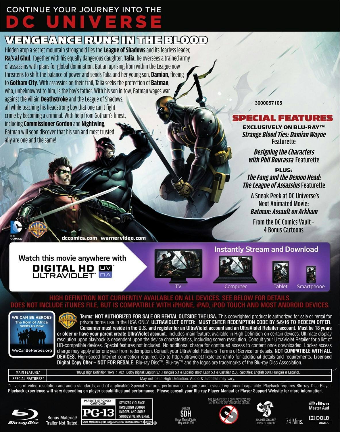 Back. DCU: Son of Batman [Blu-ray].