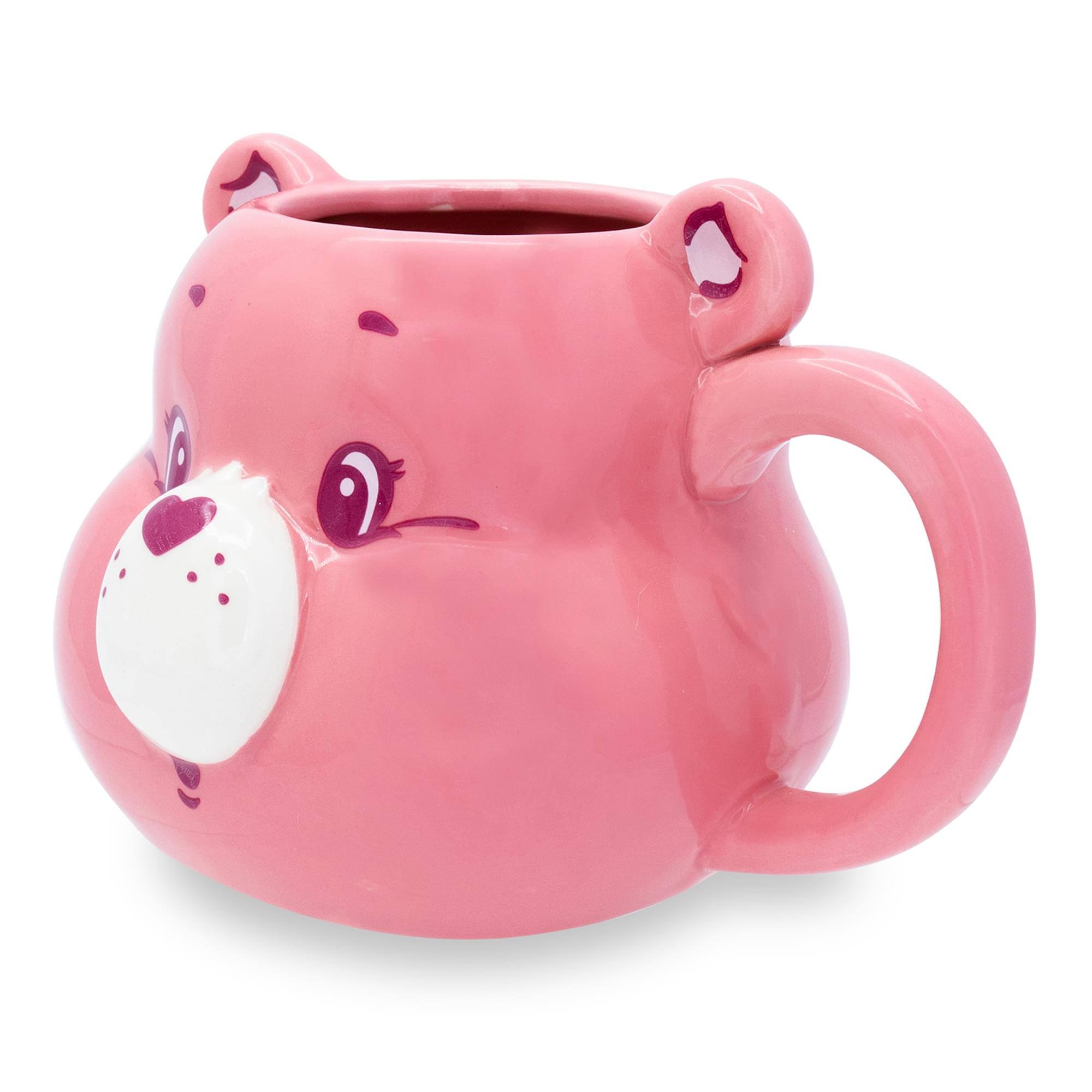 Alt View 1. Silver Buffalo - Care Bears Cheer Bear 3D Sculpted Ceramic Mug | Holds 20 Ounces - Pink.