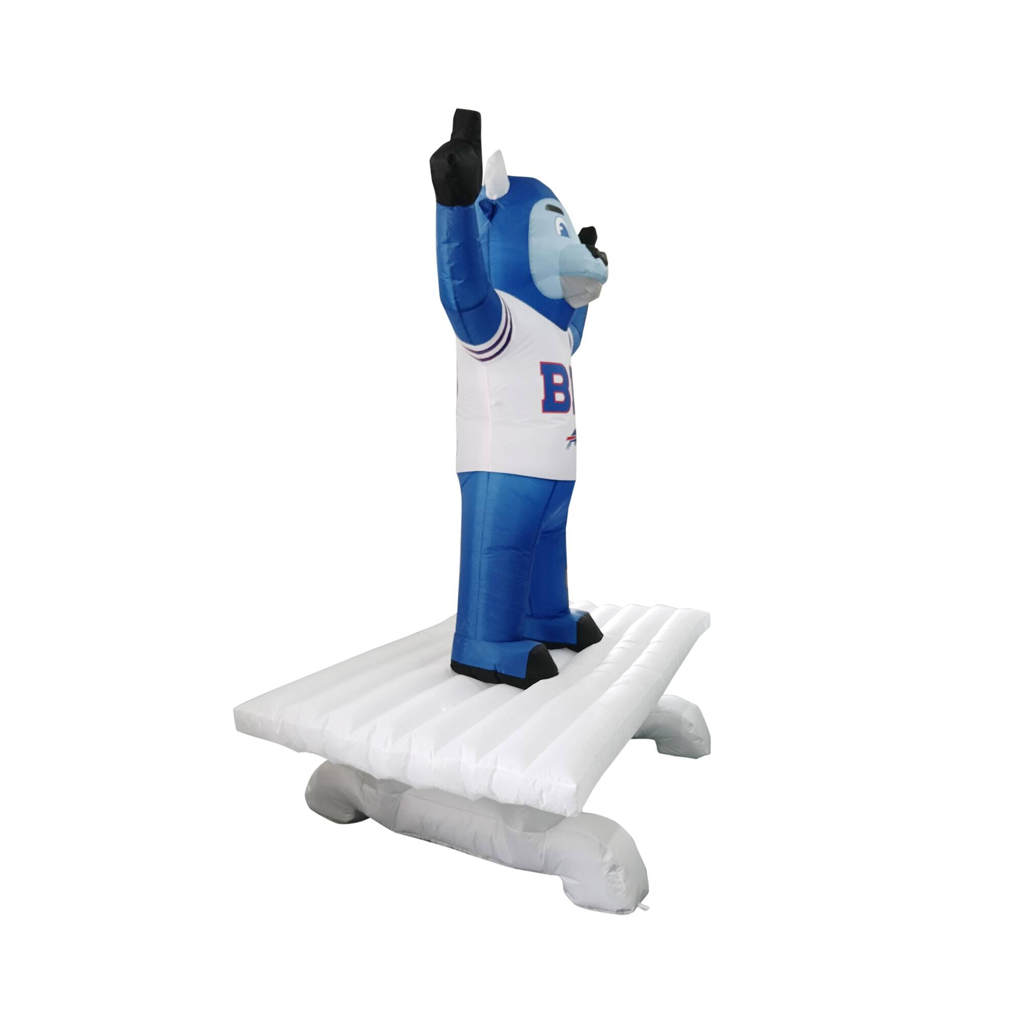 Alt View 2. Logo Brands - Buffalo Bills Inflatable Yard Mascot - Royal.