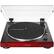Front. Audio-Technica - Stereo Turntable - Red/Black.