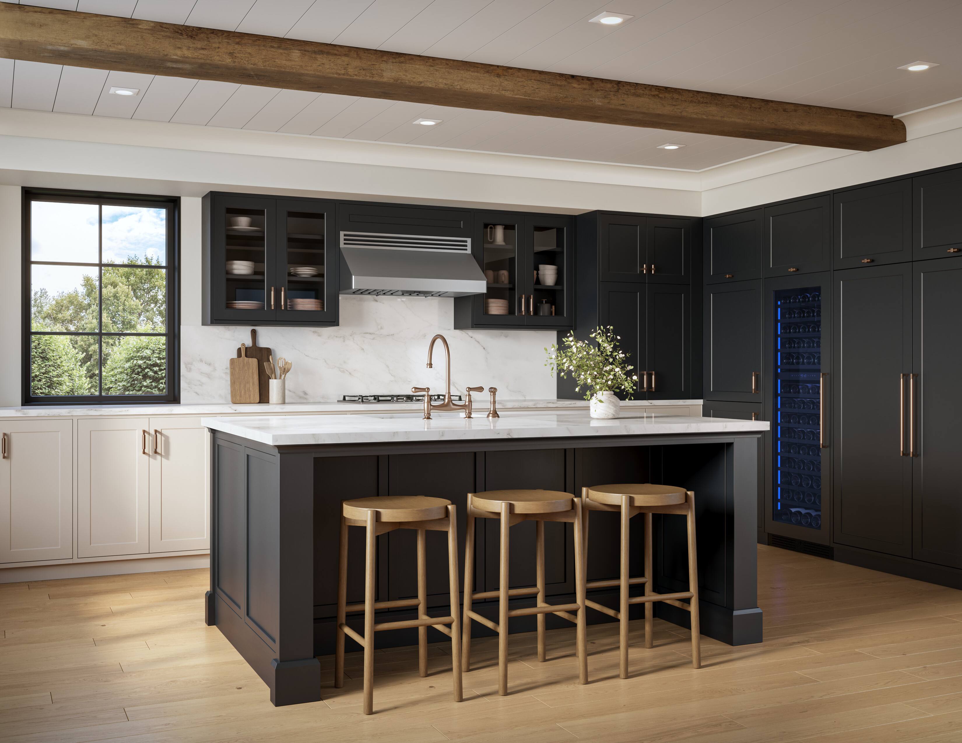 Alt View 19. Zephyr - Tempest I 36 in. 650 CFM Under Cabinet Mount Range Hood with LED Light - Stainless Steel.