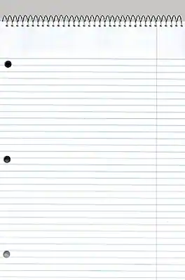 National Brand - Xtreme Porta-Desk 1-Subject Notebook, 8.5" x 11.5", College Ruled, 80 Sheets - Assorted