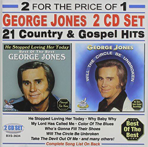 George Jones - 21 Country and Gospel Hits  - COMPACT DISCS
