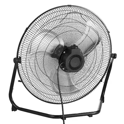 Front. Loheer - Loheer Industrial Floor Fan 2 PCS 20 Inch High Velocity Heavy Duty Metal Garage Fan 4800 CFM Adjustable Tilt.