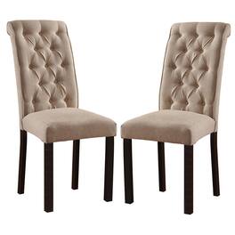 Manhattan Lane - Marshall Transitional Side Chair, Set of two - Black, Ivory