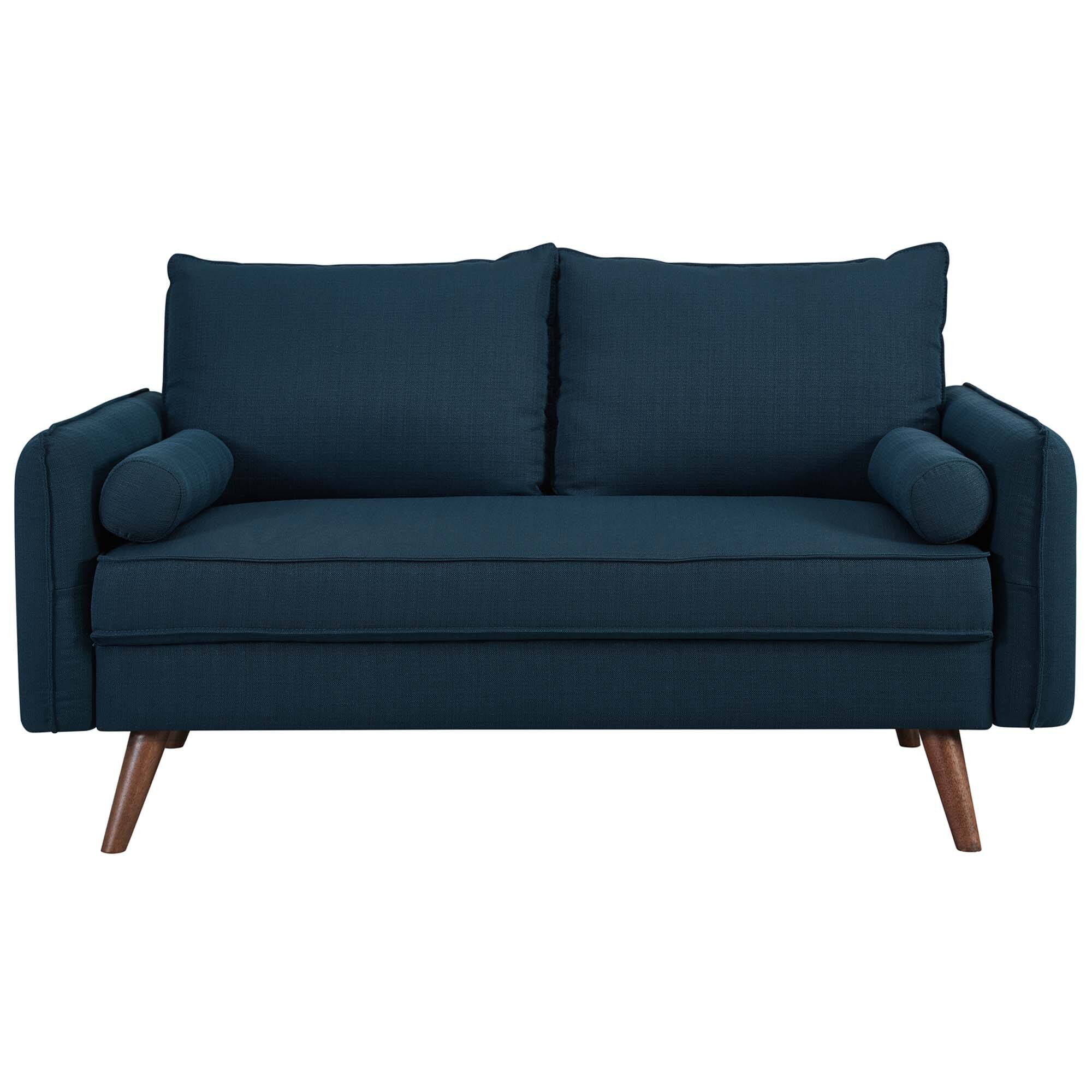 Alt View 4. Modway - Revive Upholstered Fabric Loveseat by Modway - Azure.