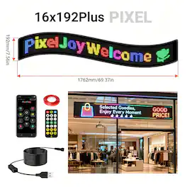 DAYBETTER - Smart USB 5V Color-Changing Integrated LED Strip Light, Flexible Display for Store, Bar, Hotel - RGB