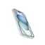 Left. OtterBox - Symmetry Series Soft Shell for MagSafe for iPhone 15, iPhone 13, iPhone 14 - Clear.