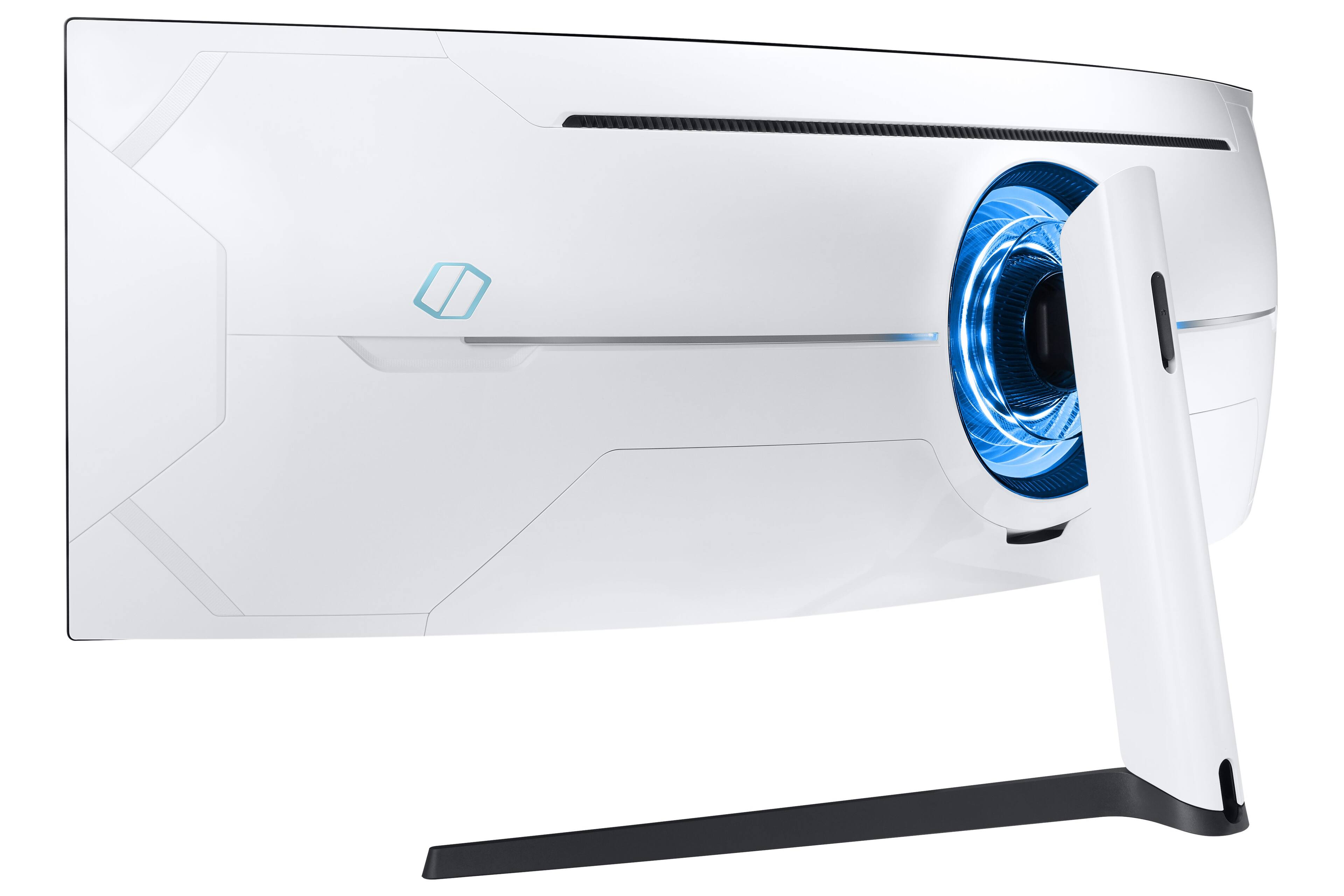 Alt View 20. Samsung - Odyssey 49” 1000R Curved Dual QHD 240Hz 1ms FreeSync & G-Sync Gaming Monitor - Black.