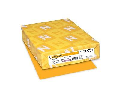 Astrobrights - 65 lb. Cardstock Paper, 8.5" x 11", 250 Sheets/Pack (WAU22771) - Galaxy Gold