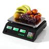 Costway - 88lb Price Computing Scale with Counting Function, Stainless Steel Platform - Black
