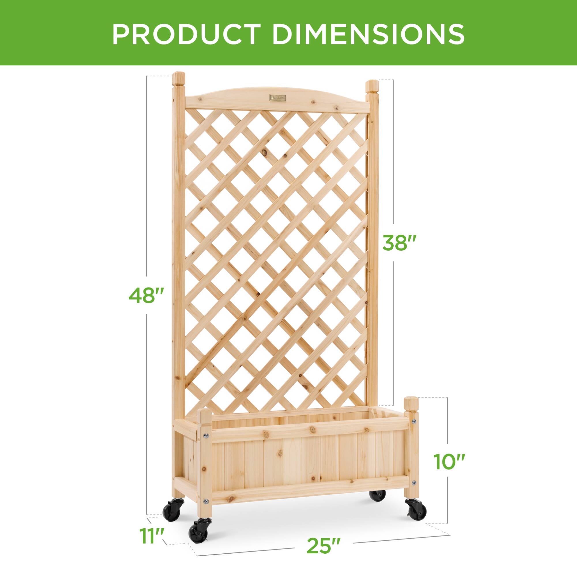 PRODUCT DIMENSIONS  
38" x 48" x 10" x 11" x 25"