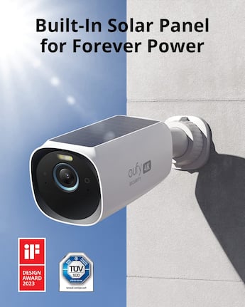 eufy eufyCam S330 4‑Cam Kit, 4K Solar Wireless Outdoor, Face AI eufy eufyCam S330 4‑Cam Kit, 4K Solar Wireless Outdoor, Face AI