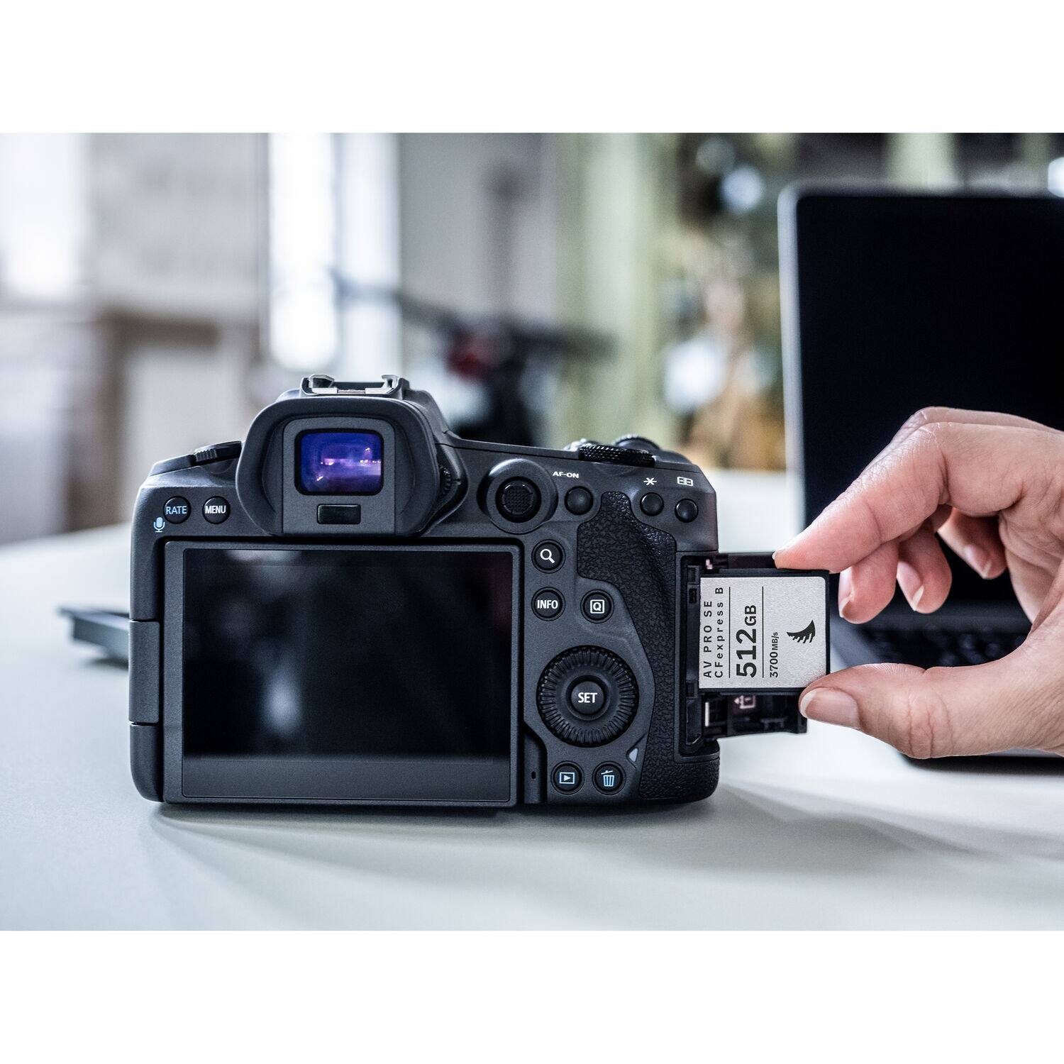 A - KATE MENU a INFO Q SET - : ess AV PRO cFexpress GB 512GB 3700-