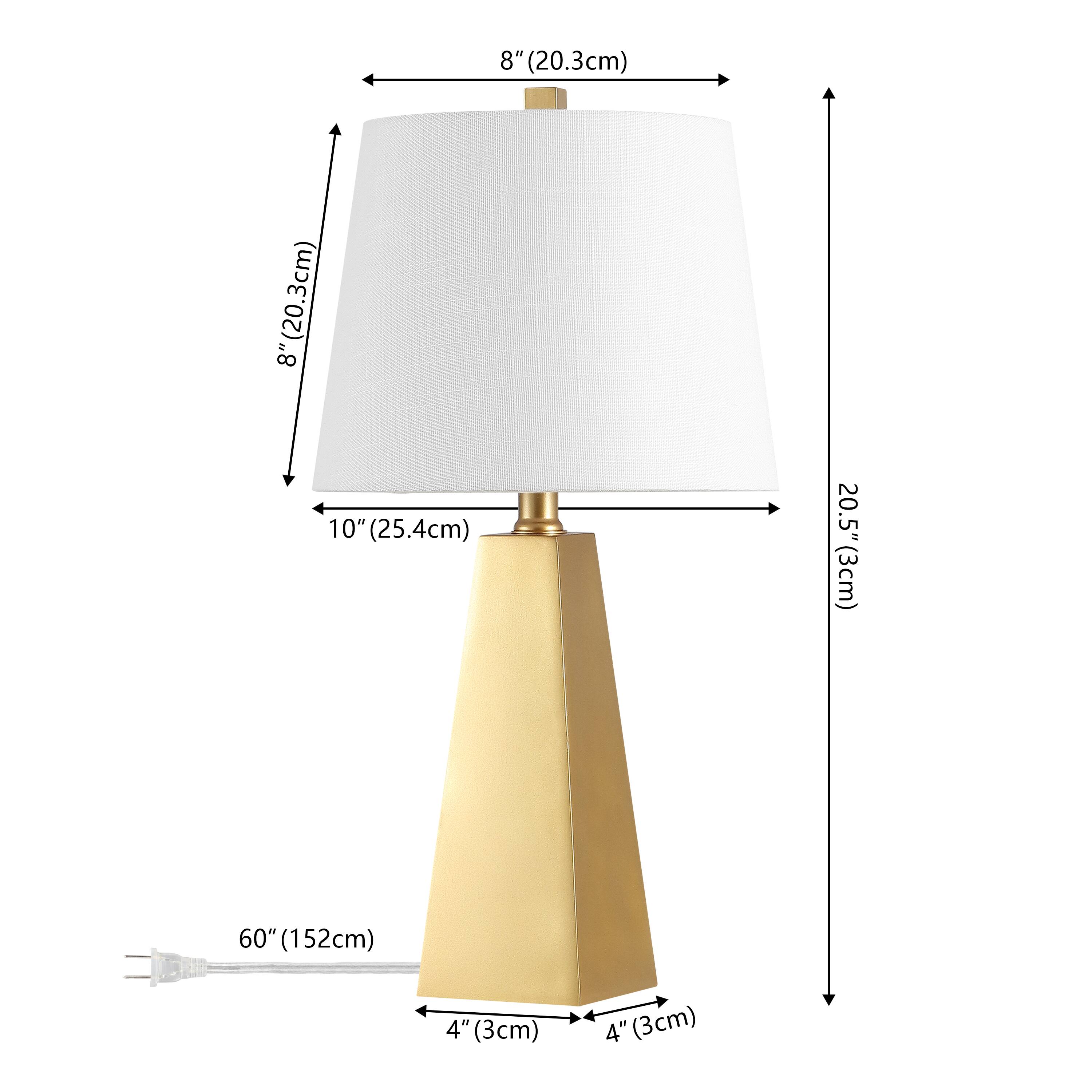 8" (20.3cm)  
10" (25.4cm)  
20.5" (52cm)  
0.5" (3cm)  
60" (152cm)  
4" (3cm)