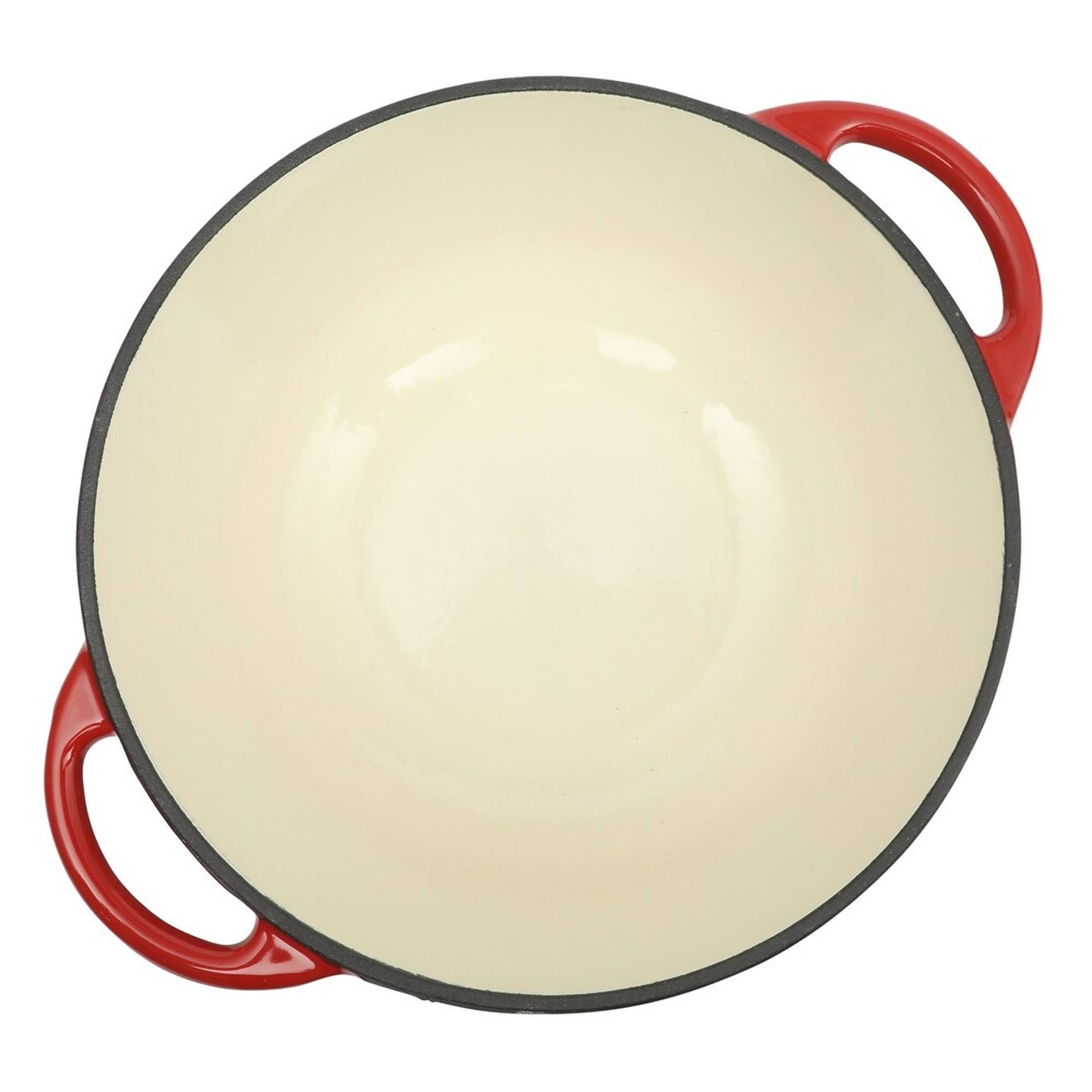 Alt View 2. Gibson - Gibson Home Addlestone 2.65 Quart Enameled Cast Iron Dutch Oven with Lid in Red - Red.