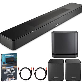 Smart Dolby Atmos Soundbar 600 + Bose Bass Module 500 + Surround Smart Dolby Atmos Soundbar 600 + Bose Bass Module 500 + Surround
