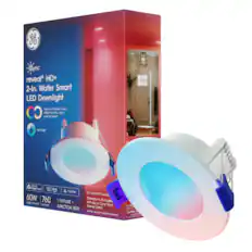 Gync reveal® HD+
2-In. Wafer Smart LED Downlight
Millions of Vibrant Colors PLUS The Pure, Clean Light of reveal®
Well Rounded
60W Replacement
760 Lumens
1 Fixture + Junction Box
No recessed housing
Dimmable to 1% brightness with app or Gync Smart Dimmer Switch
Not for use with traditional dimmers
Works with:
- Google Home
- Alexa
- Matter
Certified A+
Energy Star
Google Home
Alexa
Matter