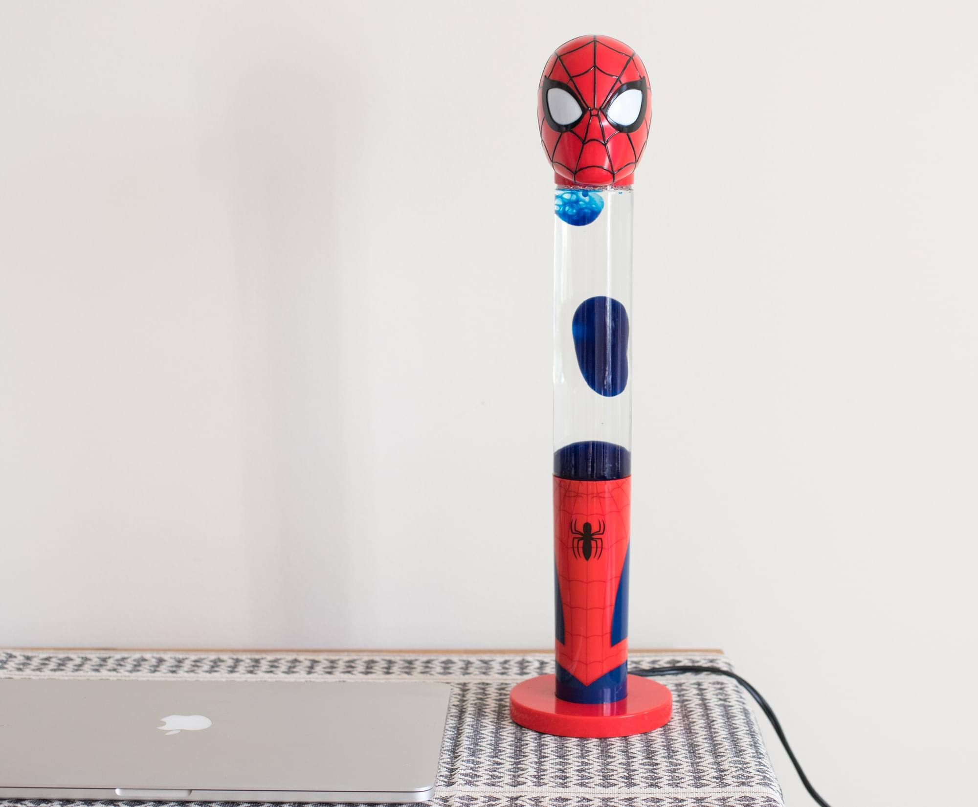 Alt View 3. Marvel - Marvel Spider Man 3D Top Motion Lamp Mood Light | 20 Inches - Red.
