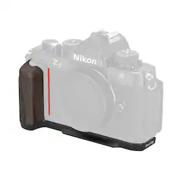 Smallrig - L-Shape Mount Plate with Wooden Handle for Nikon Z f