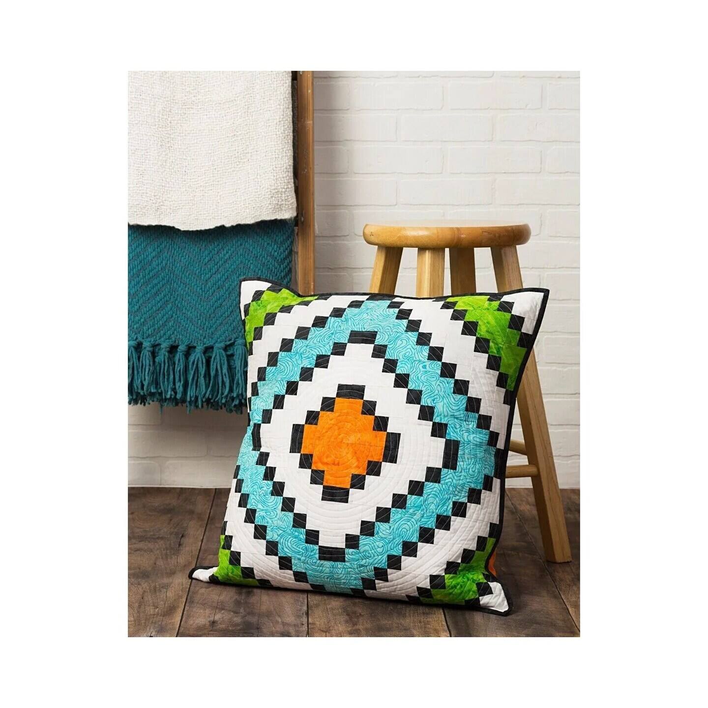 Alt View 2. AccuQuilt - GO! Square-1 1/2" (1" Finished) Die - Multicolor.