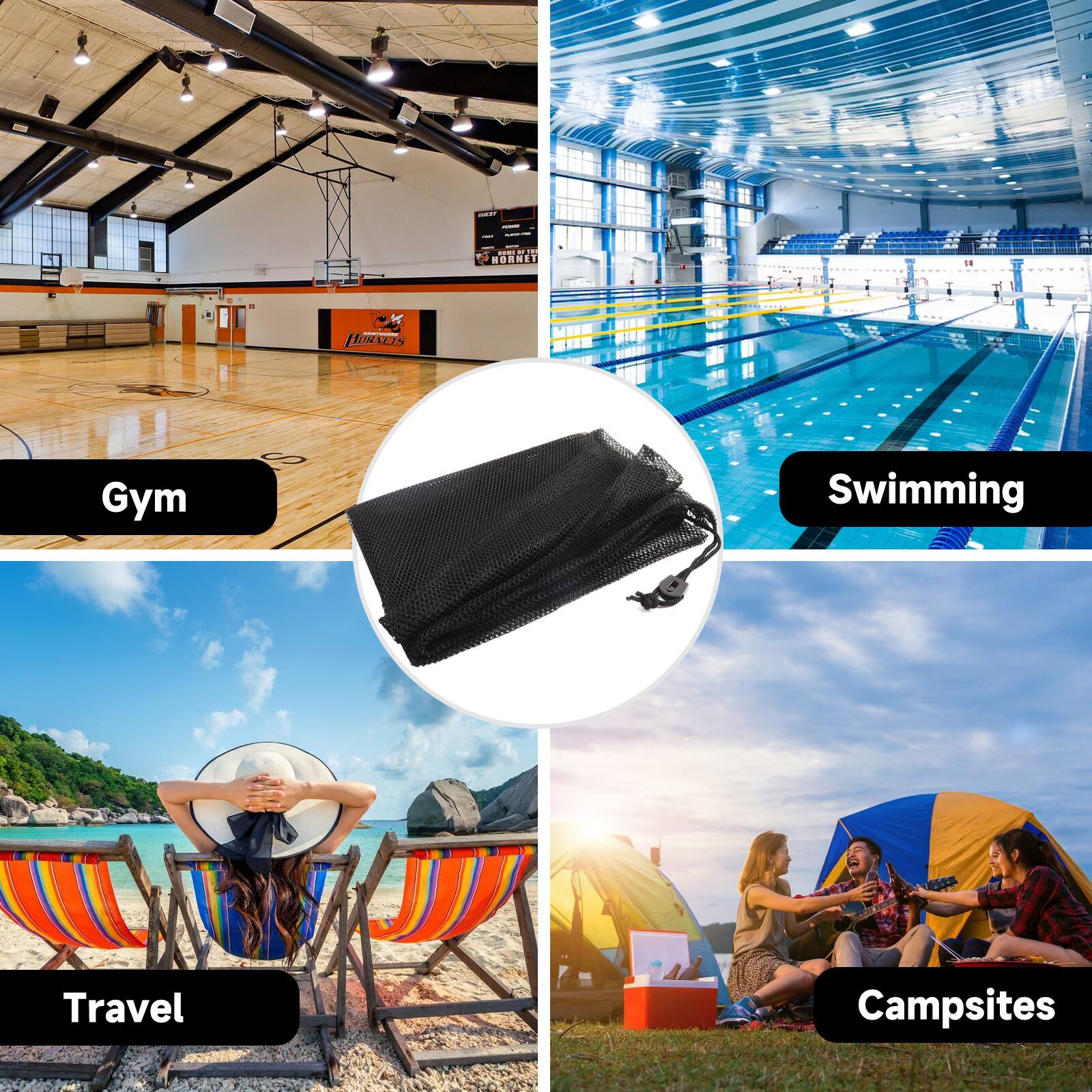 Gym, Swimming, Travel, Campsites