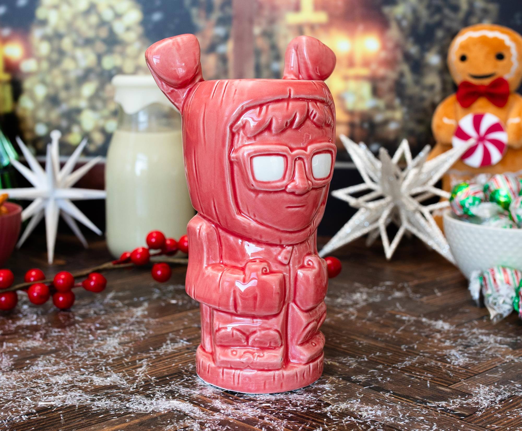 Alt View 10. Toynk - Geeki Tikis A Christmas Story Bunny Suit Ralphie Ceramic Mug | Holds 16 Ounces - Pink.