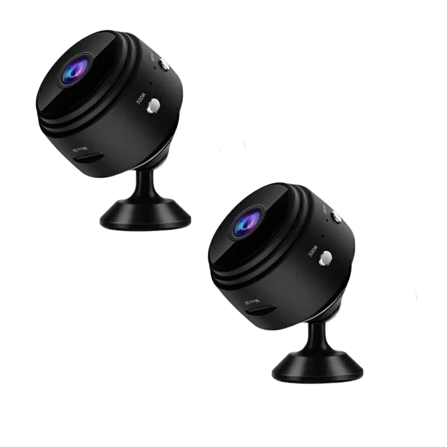 Home Collection - 2x Mini Wireless 1080P WiFi IP Security Camera – HD Night Vision Home Surveillance Cam