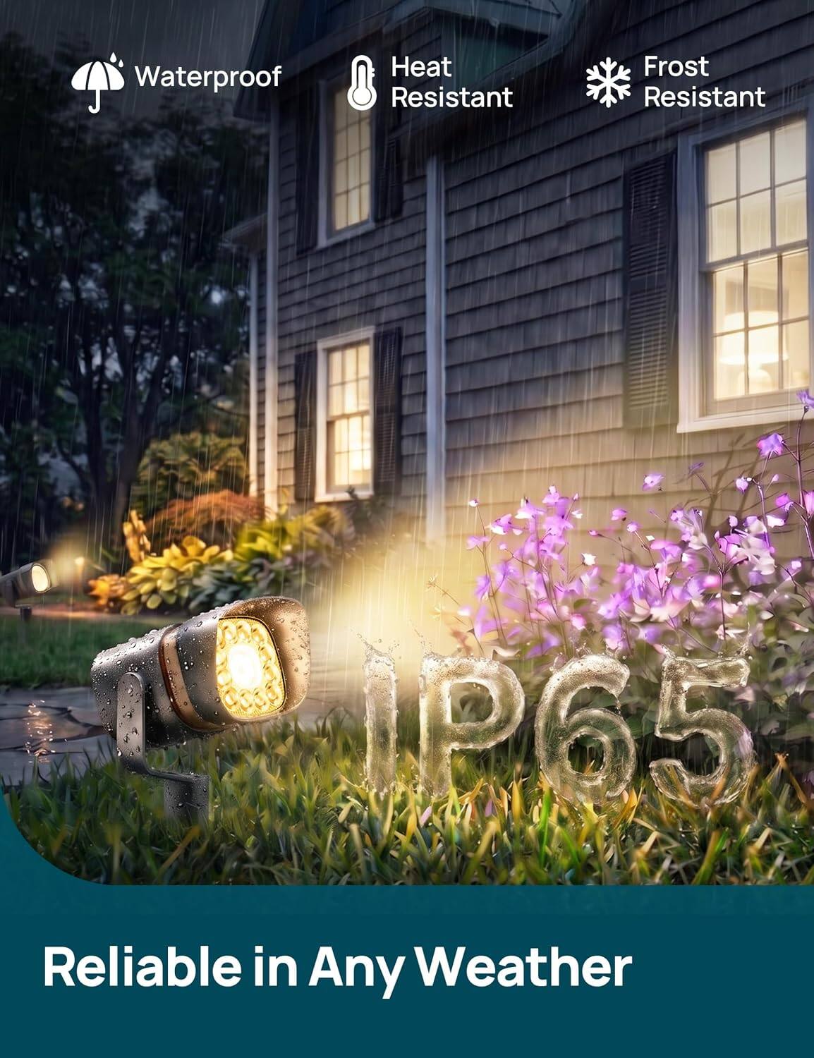 Linkind Smart Low Voltage Landscape Spotlights, 800lm RGBW