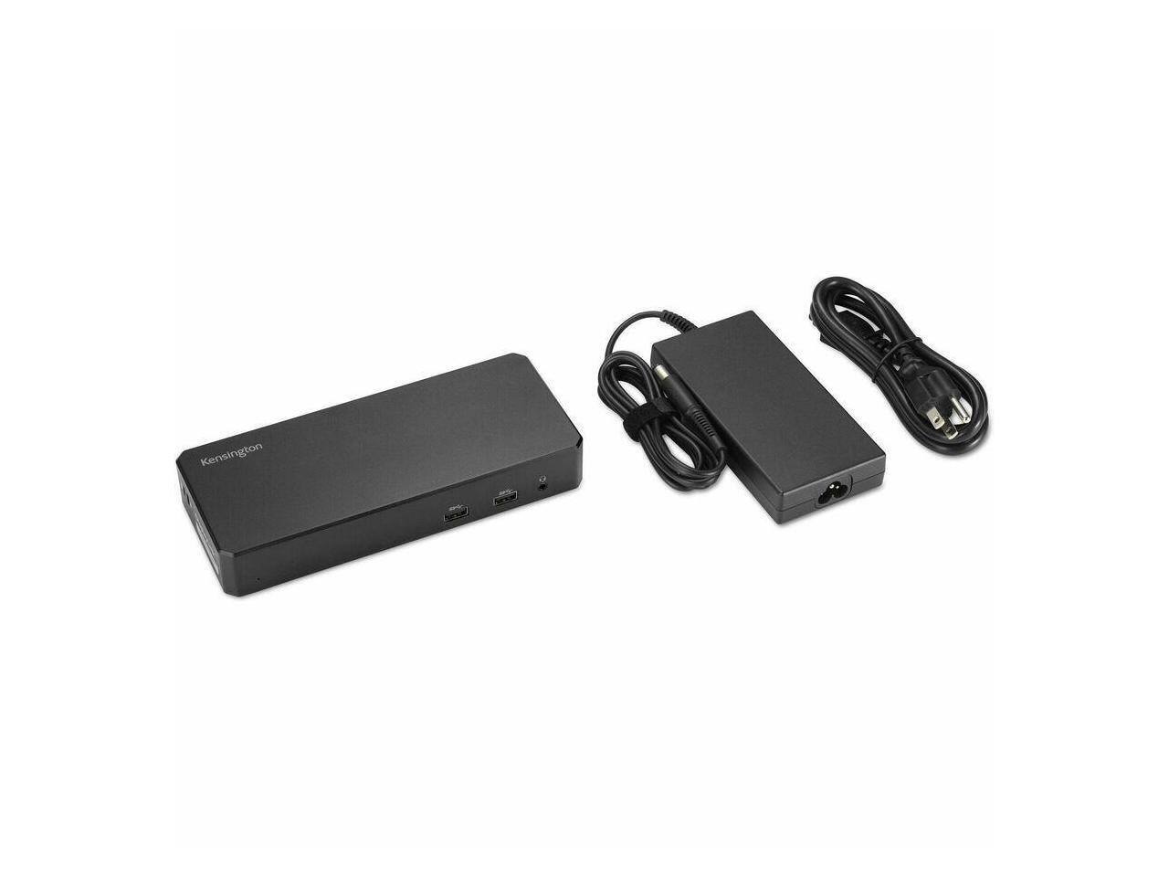 Alt View 5. Kensington - Kensington SD4760P 11-in-1 USB-C Dock, 3x HDMI, 100W Charge, 6x USB A, Ethernet, Audio.