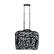 Angle. World Traveler - 17-Inch Rolling Computer Case with Telescopic Handle and In-Line Skate Wheels – Heavy-Duty 600D Polyester - Damask.