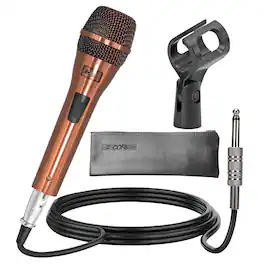 5 CORE - 5Core XLR Microphone Dynamic Mic Karaoke Singing Studio Microfono Handheld Mics