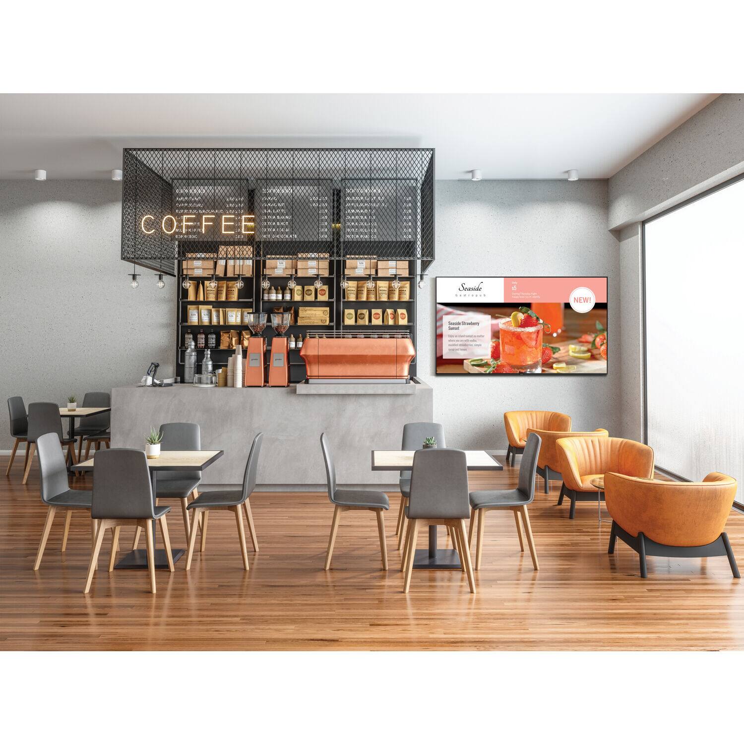 Alt View 13. Samsung - 65" CLASS BE65T-H LED 4K Commercial Grade TV - Black.