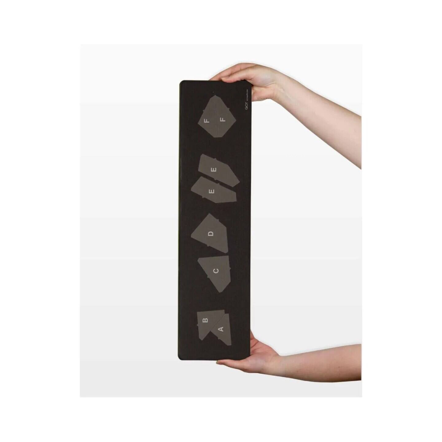 Angle. AccuQuilt - GO! Road to Fortune-9 Finished Die - Multicolor.