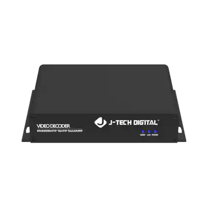VIDEO DECODER RTMP/RTSP/HTTP TS/HTTP FLV/UDP/RTP
J-TECH DIGITAL VIDEO LAN POWER
