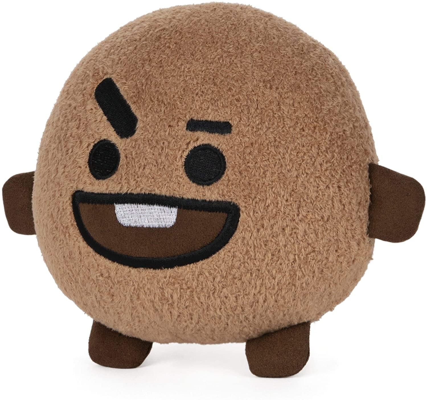 Alt View 10. Gund - Line Friends BT21 6 Inch Plush | Shooky - Brown.
