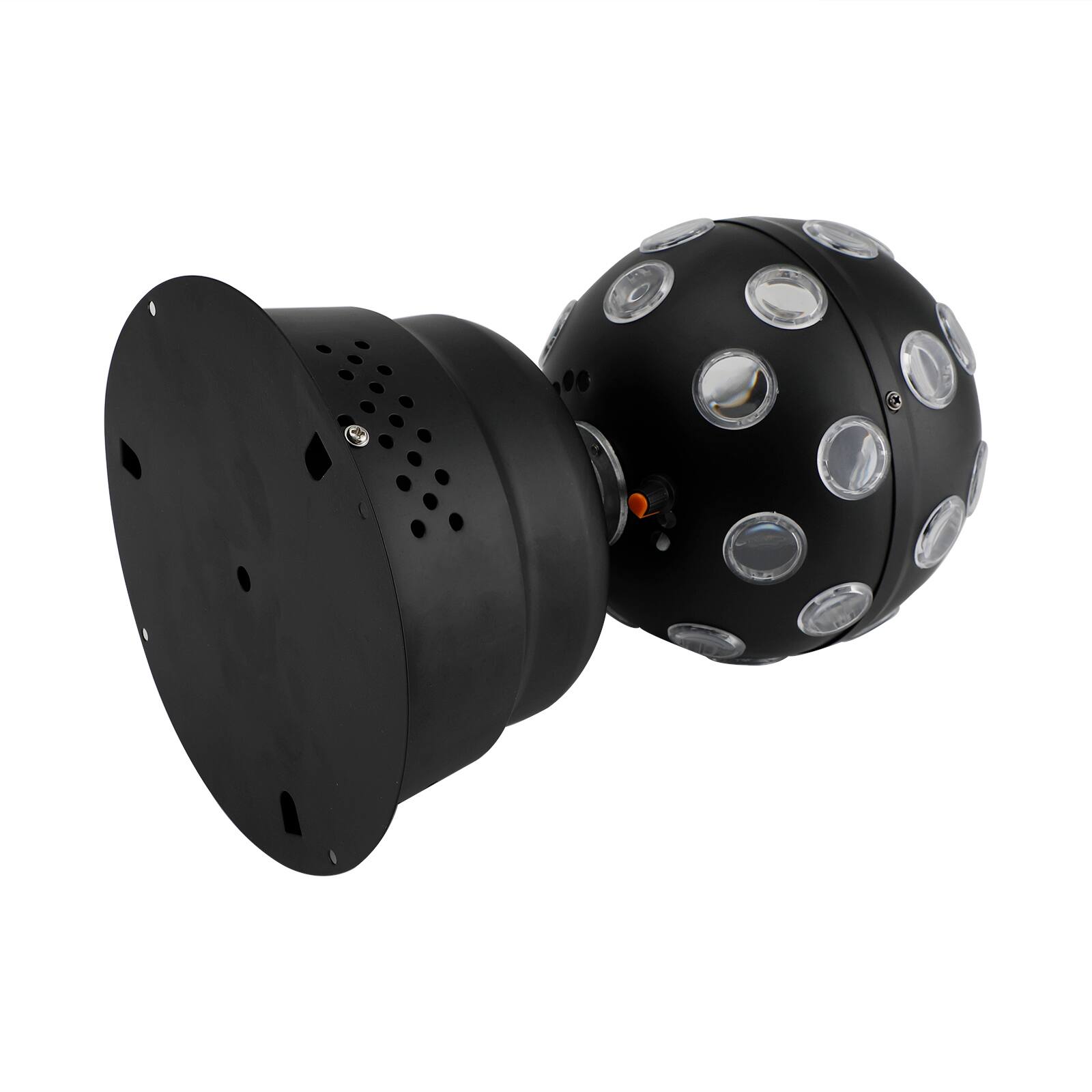 Alt View 4. Topteng - 30W Sound Activated DJ Strobe Light - RGB LED Party Bulb with Remote, 9-LED Rotating Effects for Stage, Home Dance Floor.