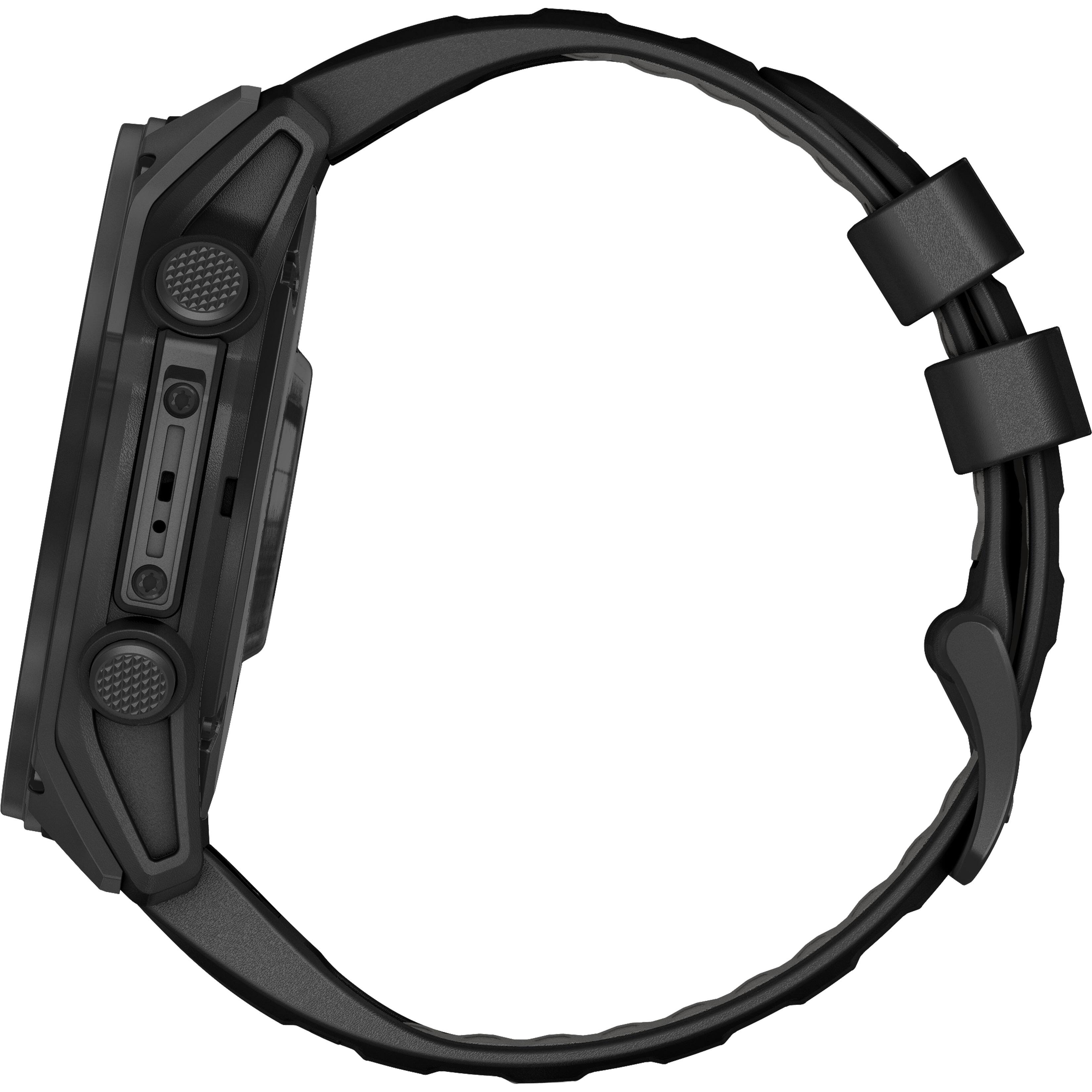 Alt View 7. Garmin - tactix 8 AMOLED GPS Smartwatch 51 mm Fiber-reinforced polymer with titanium rear cover - Black.