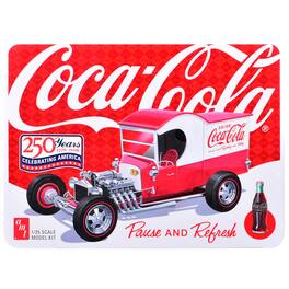 Skill 2 Model Kit Ford Model T Panel "Coca-Cola" with Collector Tin 1/25 Scale Model by AMT