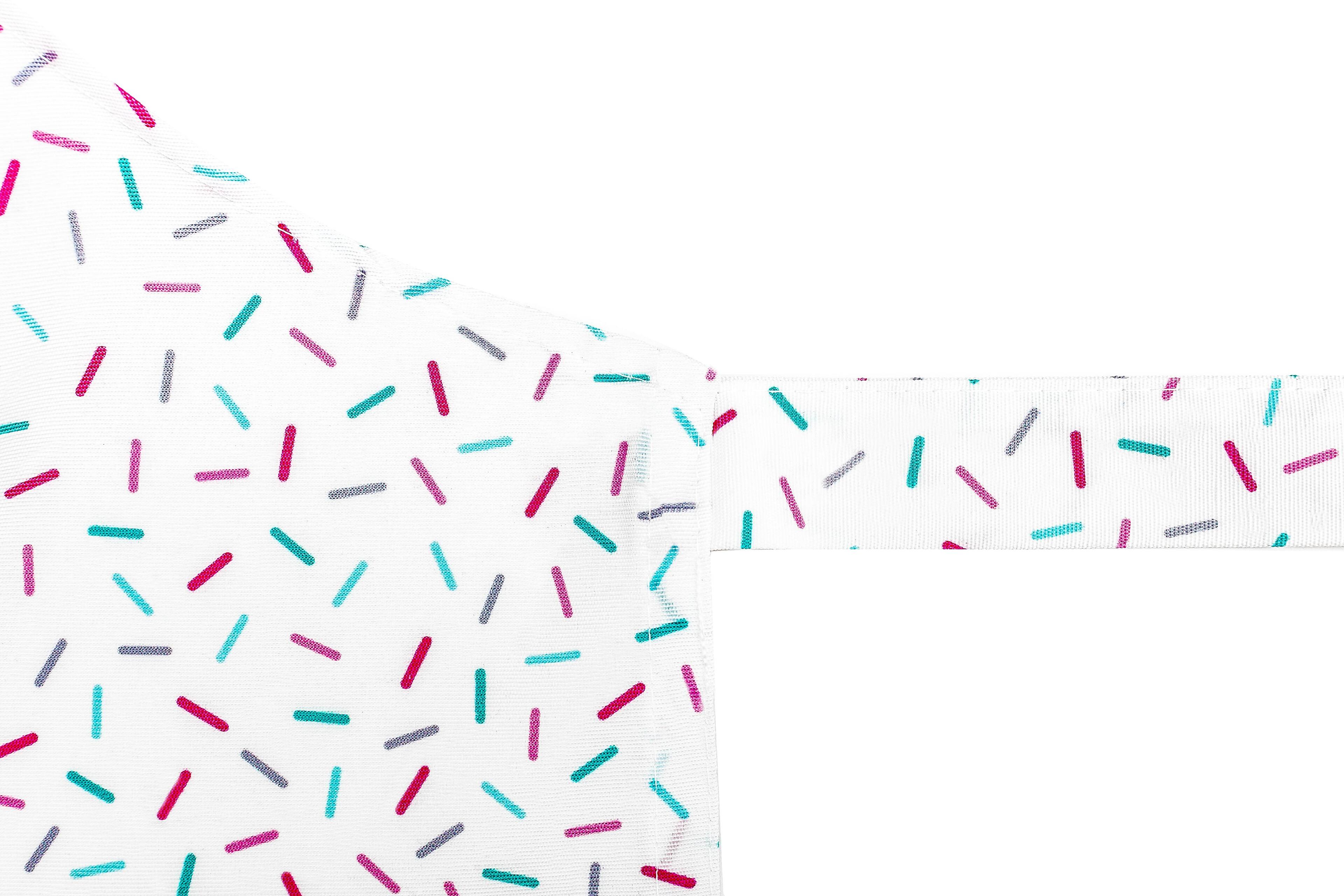 Alt View 6. Tovla Jr - Apron Gift Set for Kids - Baking and cooking with Pocket for Boys and Girls - Sprinkle Print - Multi-colored.