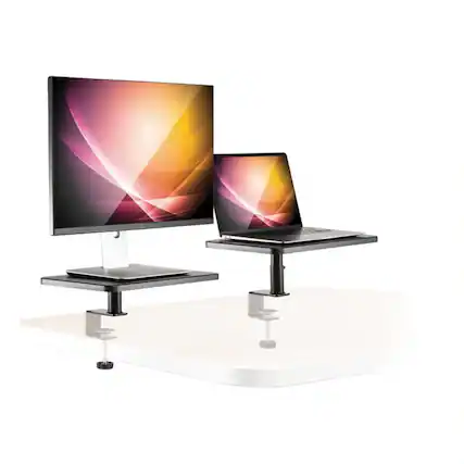 Front. Allsop - Allsop 32457 Ascend Monitor / Laptop Stands Adjustable 2 Pack (Black) - COMPUTER ACCESS. - Multicolor.